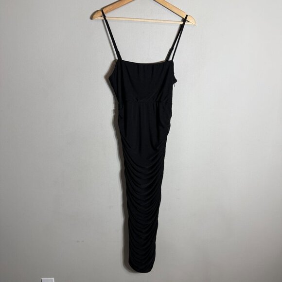 Showpo. Coming For You Mesh Midi Dress Women's 6 Black Formal Cocktail Party - Picture 5 of 13